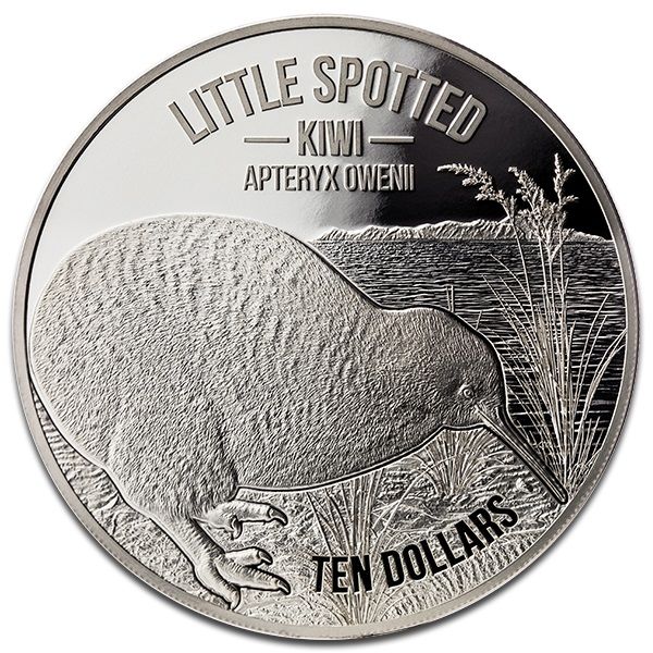 10 Dollar Neuseeland Kiwi 2018 Silber PP