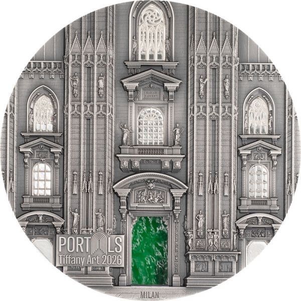 20 Dollars Cook Islands Tiffany-Art Mailand x Prag 2026 Silber AP