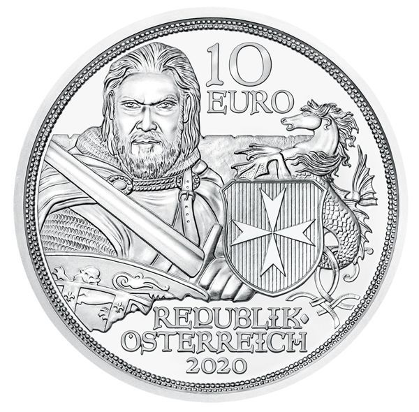 10 Euro Österreich Standhaftigkeit 2020 Silber handgehoben