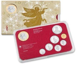 8,85 CHF Schweiz Weihnachtssatz 2021 CN St