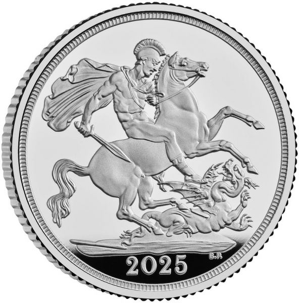 Großbritannien Silver Sovereign 2025 Silber PP