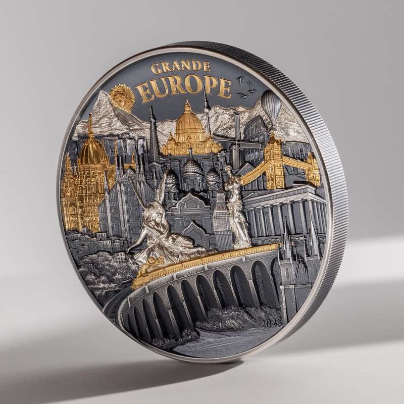 20 Dollars Cook Islands Hidden Treasure Grande Europe 2025 Silber