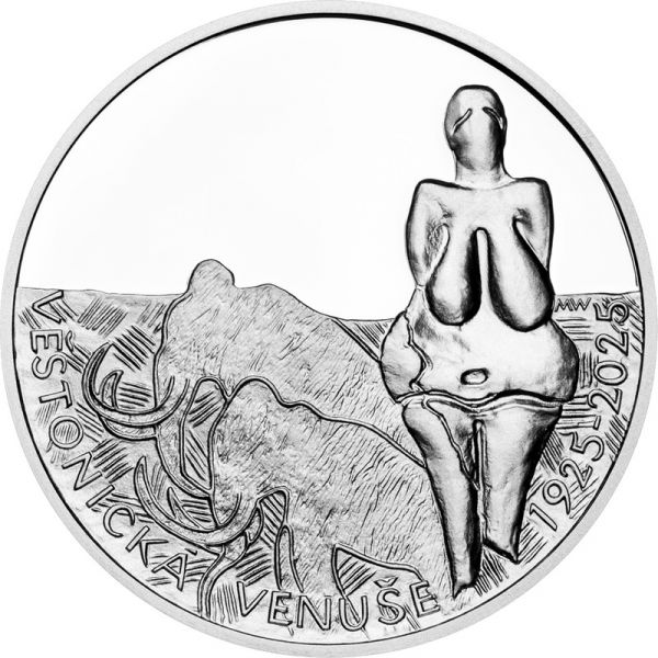 200 Kr. Tschechien Venus von Dolni Vestonice 2025 Silber PP