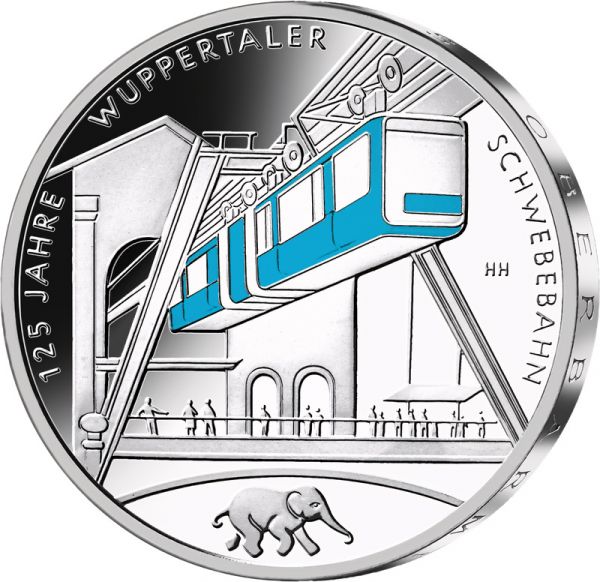 35 Euro Deutschland Wuppertaler Schwebebahn 2026 Ag PP -A-