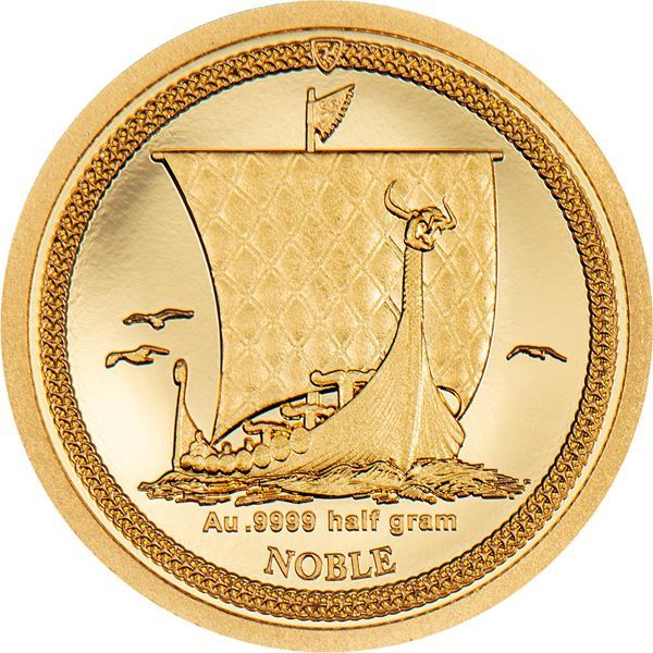 1/64 Noble Isle of Man Wikingerschiff 2023 Gold PP