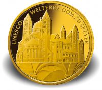 100 € DE "UNESCO - Dom zu Speyer" 2019 Gold St 100 € DE "UNESCO - Dom zu Speyer" 2019 Gold St