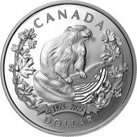 1 Dollar Kanada 50 J. Biber als Symbol SE 2025 Silber PP 1 Dollar Kanada 50 J. Biber als Symbol SE 2025 Silber PP
