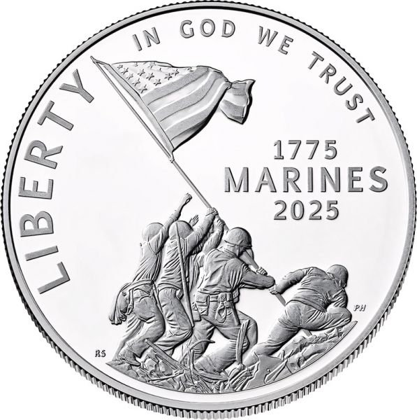 1 Dollar USA 250 Jahre Marine Corps 2025 Silber PP