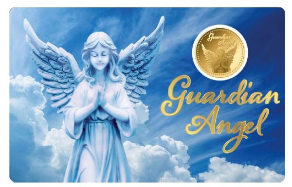 3.000 Francs Tschad Schutzengel I Coincard Gold