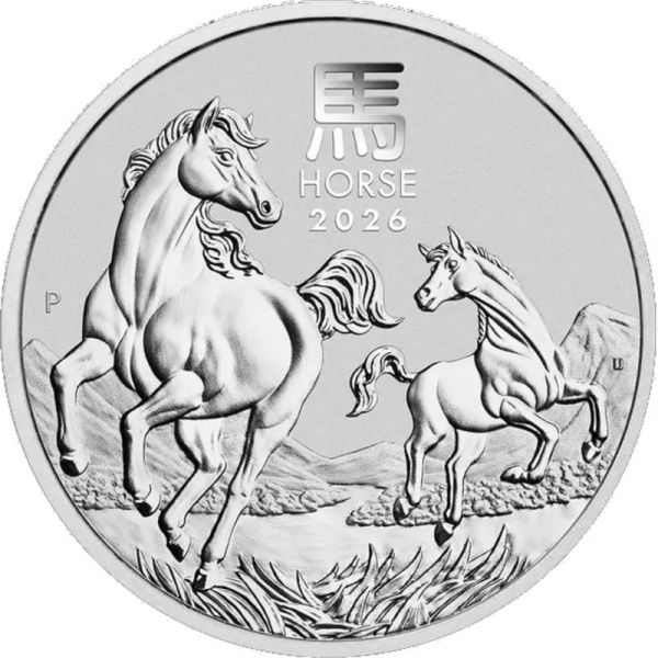 1 Dollar Australien Lunar III. Jahr des Pferdes 2026 Silber St