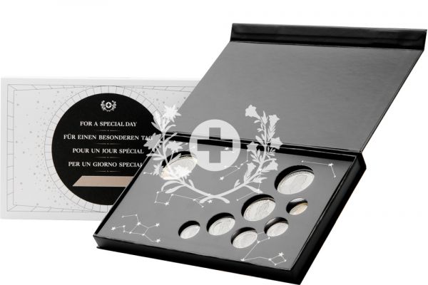 8,85 CHF Schweiz Geschenksatz 2026 CuNi St schwarz