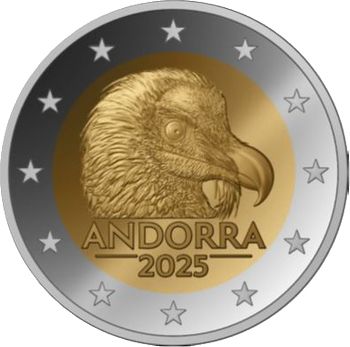 2 Euro Andorra Der Bartgeier CN St Blister