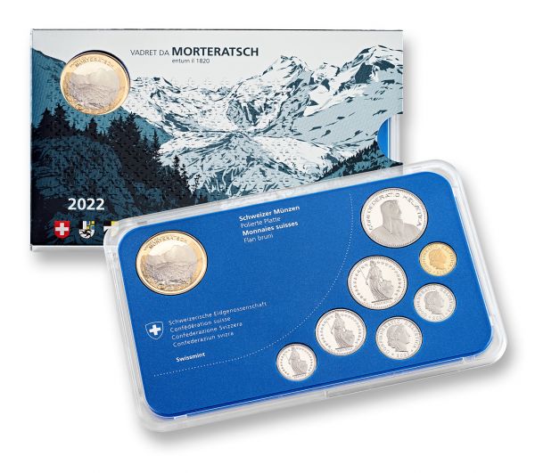 18,85 CHF Schweiz Morteratschgletscher 2022 CuNi PP