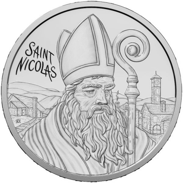 20 CHF Schweiz Sankt Nikolaus 2024 Silber St