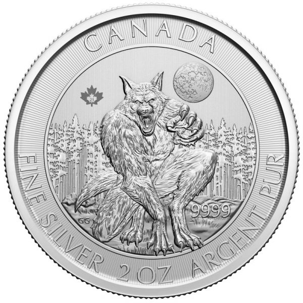10 Dollars Kanada Werwolf 2021 Silber St