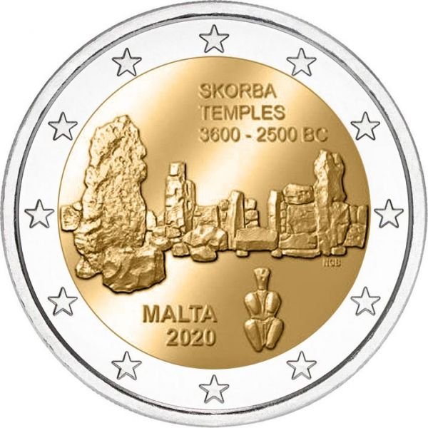 2 Euro Malta Ta Skorba 2020 CN bfr