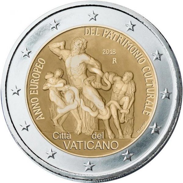 2 € Vatikan "Europäisches Jahr des Kulturerbes" 2018 CN St