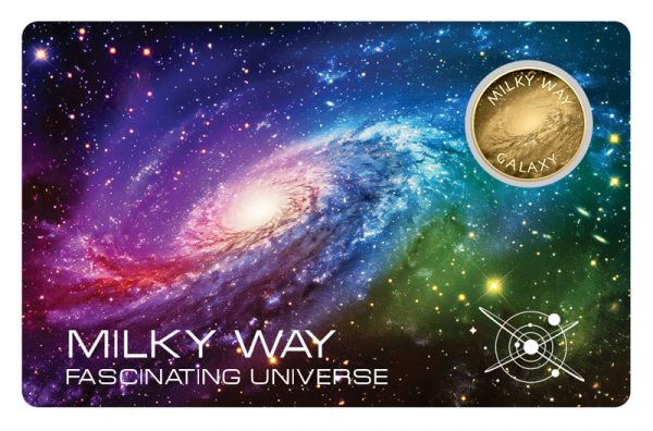 1.000 Francs Gabun Milky Way - Fascinating Universe Gold