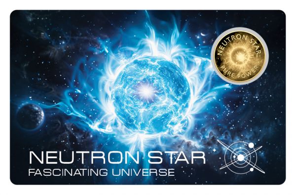 1.000 Francs Gabun Neutron Star - Fascinating Universe Gold