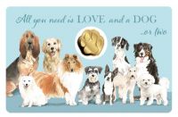 3.000 Francs Tschad Hundepfote Coincard Gold 3.000 Francs Tschad Hundepfote Coincard Gold