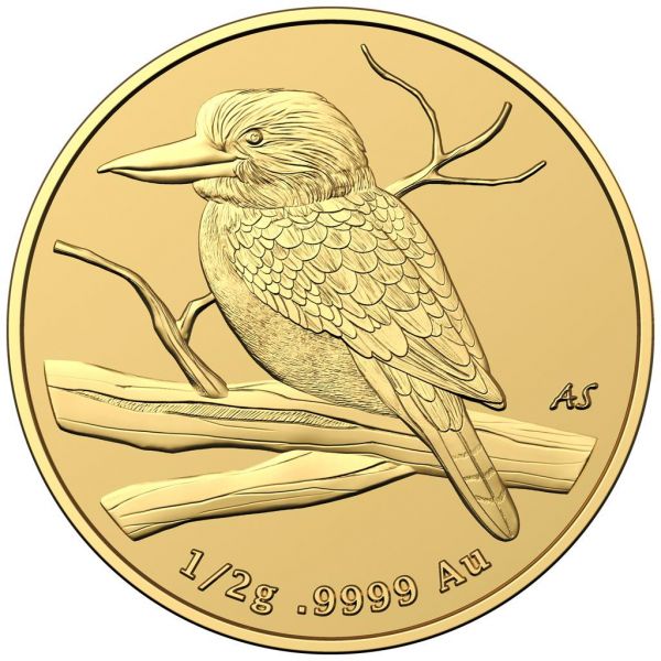 5 Dollars Australien Mini Kookaburra 2022 Gold St