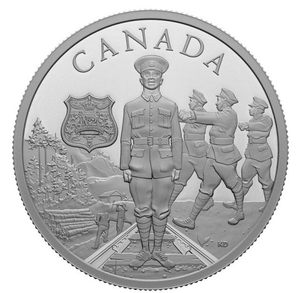 20 Dollar Kanada Construction Battallion 2023 Silber PP