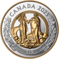 20 Dollar Kanada Allegorien Gerechtigkeit Wahrheit 2025 Silber PP 20 Dollar Kanada Allegorien Gerechtigkeit Wahrheit 2025 Silber PP