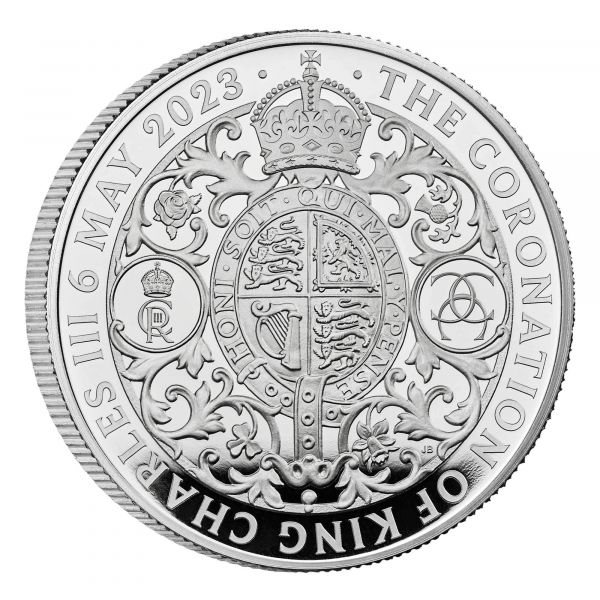 2 Pfund GB Krönung von King Charles III. 2023 Silber PP
